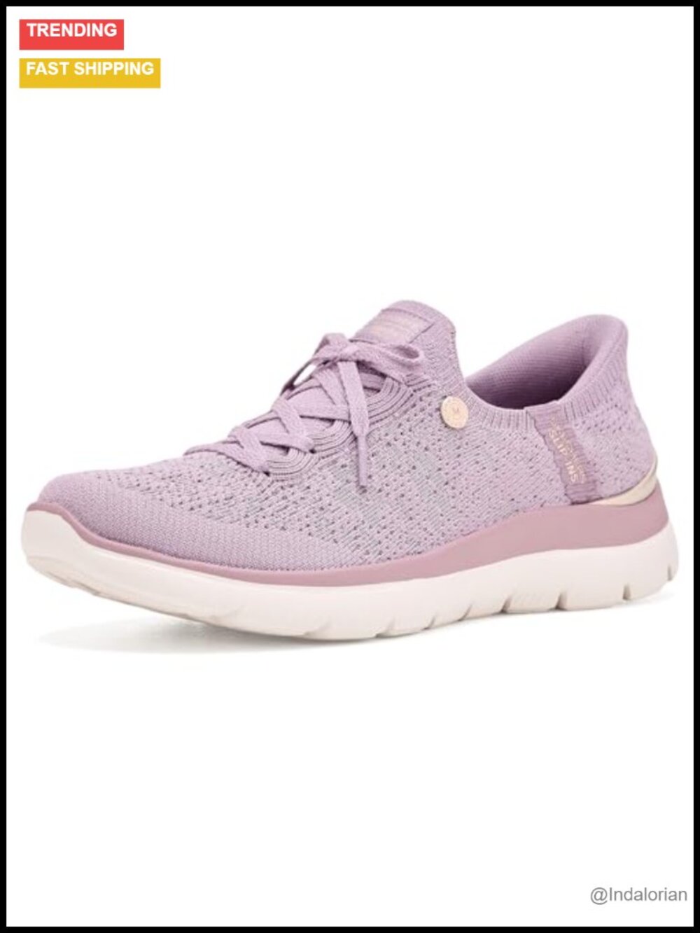 Martha Stewart Floral Dreams Hands Free Slip-Ins Athletic Sneakers